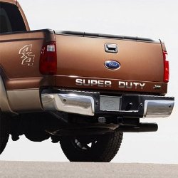 Ford Super Duty Trucks Tail Gate Chrome Letter Insert