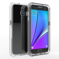 Galaxy S7 Case, Joylink [New Design] [Dual Layer] [Water Resistant] [Solid Hybrid Shield] [Armor Defender] Extreme Protection Cover for Samsung Galaxy S7 (2016) – Clear