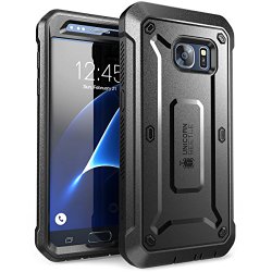 Galaxy S7 Case, SUPCASE Full-body Rugged Holster – Retail Package (Black/Black)
