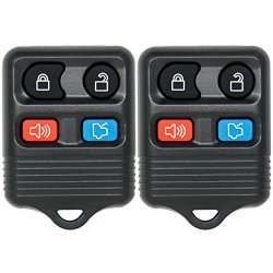Keyless2Go New Keyless Entry Remote Car Key Fob Replacement for Select Ford Escape, Expedition, Explorer, Focus, Fusion, Taurus and More (2 Pack)