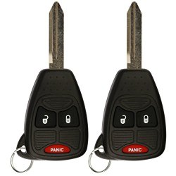 KeylessOption Keyless Entry Remote Control Car Key Fob Replacement for OHT692427AA KOBDT04A (Pack of 2)