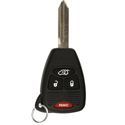 KeylessOption Keyless Entry Remote Control Uncut Car Key Fob Replacement for OHT692427AA KOBDT04A