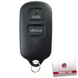 KeylessOption Replacement 2 Button Plus Panic Keyless Entry Remote Control Key Fob Compatible with HYQ12BAN, HYQ12BBX