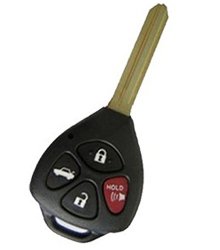 New Uncut Remote Keyless Fob Key Case Shell for 2006-2010 TOYOTA Corolla Matrix Yaris RAV4 Avalon 4 buttons No Chips Inside