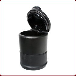 niceEshop(TM) Portable tubular smokeless Car Cigarette Ash Ashtray with cap/cover +niceEshop Cable Tie