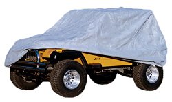 Outland 391332151 Weather Lite Full Jeep Cover for Jeep CJ/YJ Wrangler