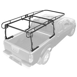 Titan Contractor Pickup Truck Ladder Rack with Cab Overhang (25″ Cab Height)