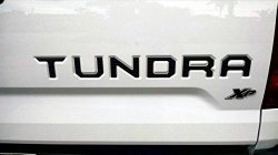 Toyota Tundra 2014 2015 2016 Piano Black Letters Insert
