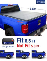 Tyger Auto TG-BC3C1007 Tri-Fold Tonneau Truck Bed Cover (For 2014-2016 Silverado/Sierra 1500 & 2015 Silverado/Sierra 2500 HD/3500 HD 6.5′ (78″))