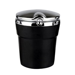 WINOMO Auto Car Smokeless Stand Cylinder Cup Holder Cigarette Ashtray(Black)