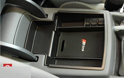 Amooca Car 2015 Latest Car Glove Box Armrest Storage box Organizer Center Console Tray For Audi Q5 2008-2015 2016