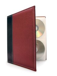Bellagio-Italia CD/DVD Storage Binder (Burgundy)