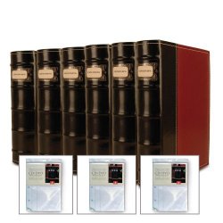Burgundy DVD Organization Binders- 384 Disc Capacity (With 3 Extra Inserts)
