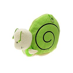 Plush Snail Design Kid’s Toy CD DVD Carry Case Storage Bag – Green