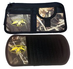 Realtree Camo CD/DVD Organizer Duck Commander CD Case and Visor Organizer Lot of 12 (Only Yellow Trim CD and Visor Cases)
