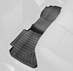 WeatherTech Custom Fit Rear FloorLiner for Toyota Tacoma (Black)