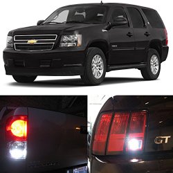 2007-2014 Chevy Chevrolet Tahoe Reverse Backup Back up LED Light Bulbs 992 7440NA 7440NA 7440 7440ST 7440LL 7441