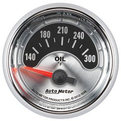 Auto Meter 1248 American Muscle 2-1/16″ Electric Oil Temperature Gauge (140-300 Degree F, 52.4mm)