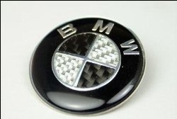 BMW STEERING WHEEL EMBLEM Black/White EMB-SW BMW 1