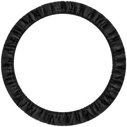 Custom Accessories 31100 Black Stretch-On Steering Wheel Cover