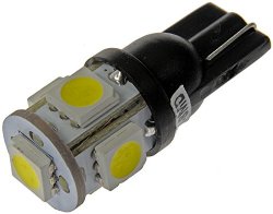 Dorman 194W-SMD White LED Side Marker Light Bulb, (Pack of 2)
