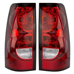 Driver and Passenger Taillights Tail Lamps Replacement for Chevrolet Pickup Truck 19169004 19169005