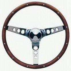Grant 201 Classic Wood Steering Wheel with Rivets