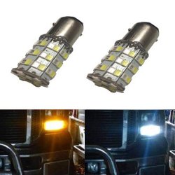 JDM ASTAR Super Bright AX-2835 Chipsets White/Amber 1157 2057 2357 7528 Switchback LED Bulbs For Turn Signal Lights