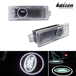 Kaizen 2 Pcs OEM Fit Super Bright LED Laser Ghost Shadow CREE Door Step Courtesy Welcome Light Lamps For Land Range Rover Sport 2008 Discover CAN-bus No Error