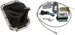 Lokar CINB-1786 Vertical Rectangular Cable Operated LED Boot Indicator with Boot Kit for C4/C6 Transmission