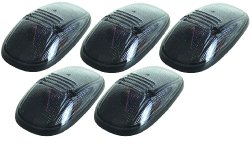 Pacer Performance 20-245S Hi-Five Smoke Dodge Style Cab Roof Light Kit, (Pack of 5)