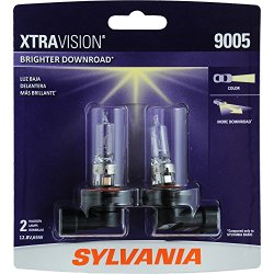 SYLVANIA 9005 XtraVision Halogen Headlight Bulb, (Pack of 2)