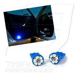 TGP T10 Blue 6 LED SMD Door Light Wedge Light Bulbs Pair 2001-2003 Acura CL