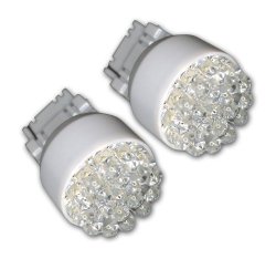 TuningPros LEDCG-3156-W19 Cornering LED Light Bulbs 3156, 19 LED White 2-pc Set