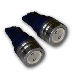 TuningPros LEDUHL-T10-BHP1 Under Hood Light LED Light Bulbs T10 Wedge, High Power LED Blue 2-pc Set