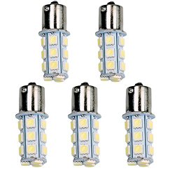 ZHOL® 1156 7506 1003 1141 LED SMD 18 LED Bulbs Interior RV Camper SUV MPV Car Turn Tail Signal Bulb Brake Light Lamp Backup Lamps Bulbs High LUMS 5-pack (White)