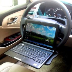 Zone Tech Car Ipad Laptop/Eating Steering Wheel Desk
