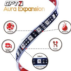 2pc – OPT7® Aura LED Expansion Pack – 12-Inch Strips with Splitters and Extensions