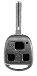 3 Buttons Remote Key Shell Fits 2001 2002 2003 2004 2005 2006 Lexus LS430