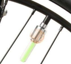 BLUE LED Flash Tyre Wheel Valve Cap Light for Car Bike bicycle Motorbicycle Wheel Light Tire Light (ONLY ONE LED INCLUDED)