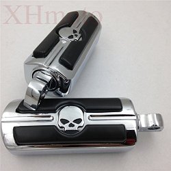 Chrome Aluminum Motorcycle Foot Pegs For Universal 1984-2014 Harley Davidson bikes