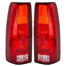 Driver and Passenger Taillights Tail Lamps Replacement for Chevrolet Cadillac GMC Pickup Truck SUV 16506355 16506356