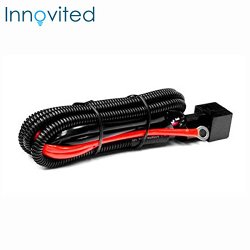 Innovited Universal relay wiring harness for all HID single kit H1, H3, H4, H7, H8, H9, H10, H11, H13, 9004, 9005, 9006, 9007, 5202, 880, 884