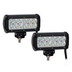 Nilight 2PCS 6.5″ 36w Flood LED Work Light Off Road LED Light Bar Super Bright for Jeep Cabin Boat SUV truck Car ATVs ,2 Years Warranty