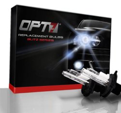OPT7® Blitz Z-Arc HID Replacement DC Bulbs – H13 Hi-Lo (3000K, Yellow) Xenon Light