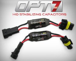 OPT7 HID Capacitors Warning Light Canceller for OPT7 HID Kits (Pair)