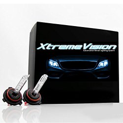 XtremeVision® HID Xenon Replacement Bulbs – H1 6000K – Light Blue (1 Pair) – 2 Year Warranty