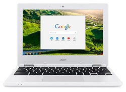 Acer Chromebook, 11.6-inch HD, CB3-131-C3SZ (Intel Celeron, 2GB, 16GB, White)