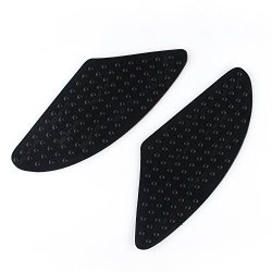 Areyourshop Tank Traction Pad Side Gas Knee Grip Protector 3M For Honda CBR 600 1000 RR CB400 Black