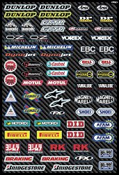Factory Effex Street Micro Sponsor Sticker Sheet (15-68002)